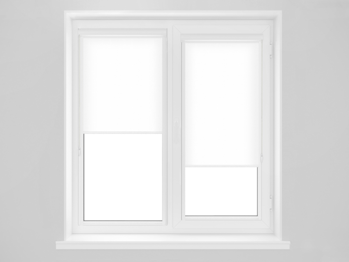 Рулонная штора 7074 на створку окна в коробе с направляющими - изображение 1 - заказать онлайн в салоне штор Benone в Королеве